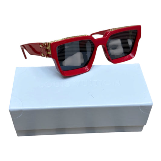 LV 1.1 MILLIONARE SUNGLASSES RED