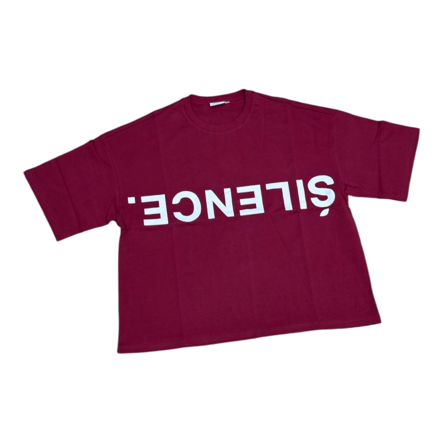 ONYX APPAREL SILENCE TEE BURGUNDY