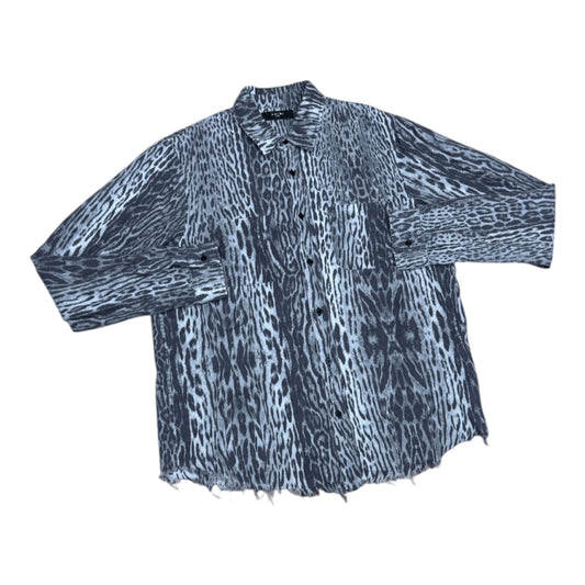 AMIRI LEOPARD PRINT FLANNEL