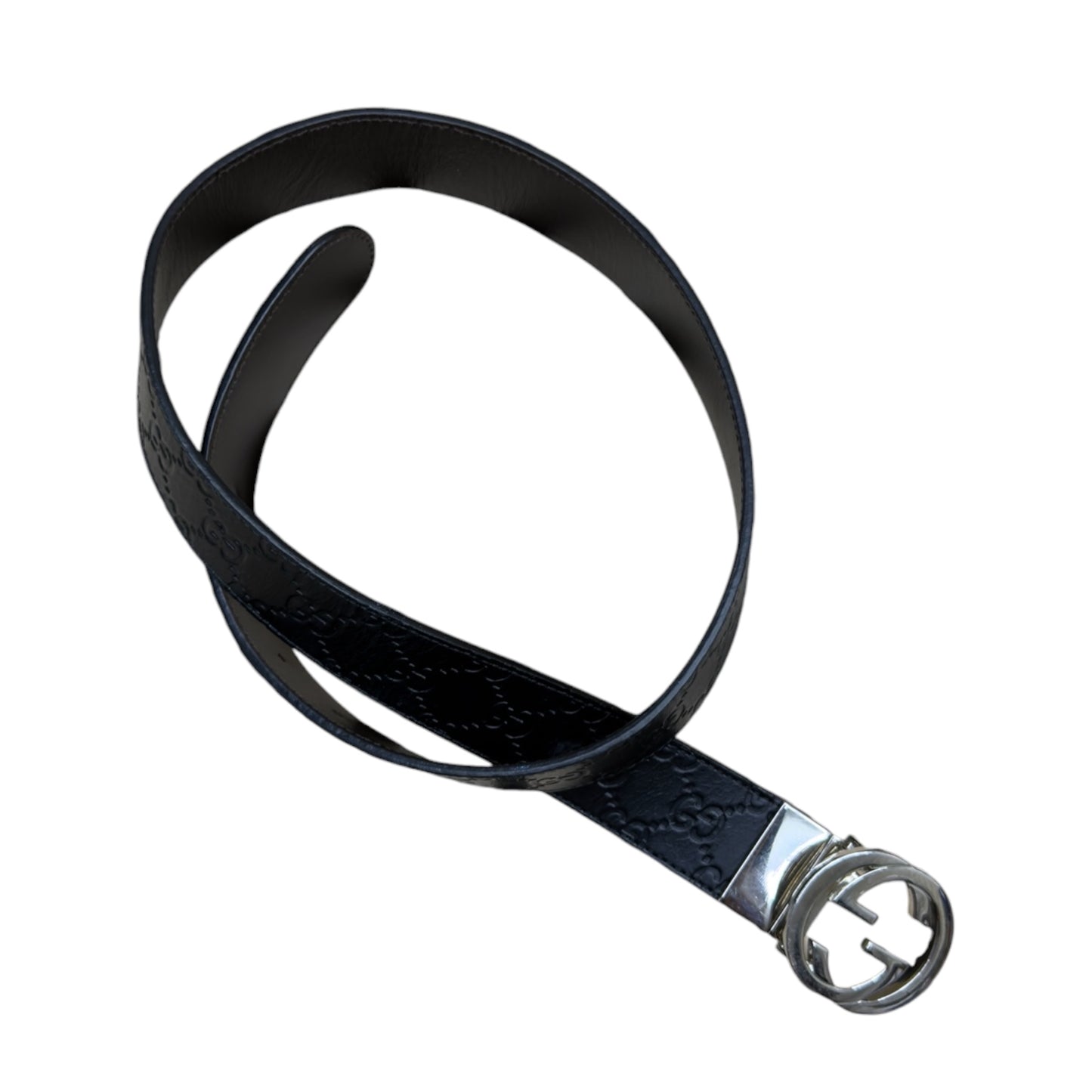 GUCCI INTERLOCK G BELT BUCKLE