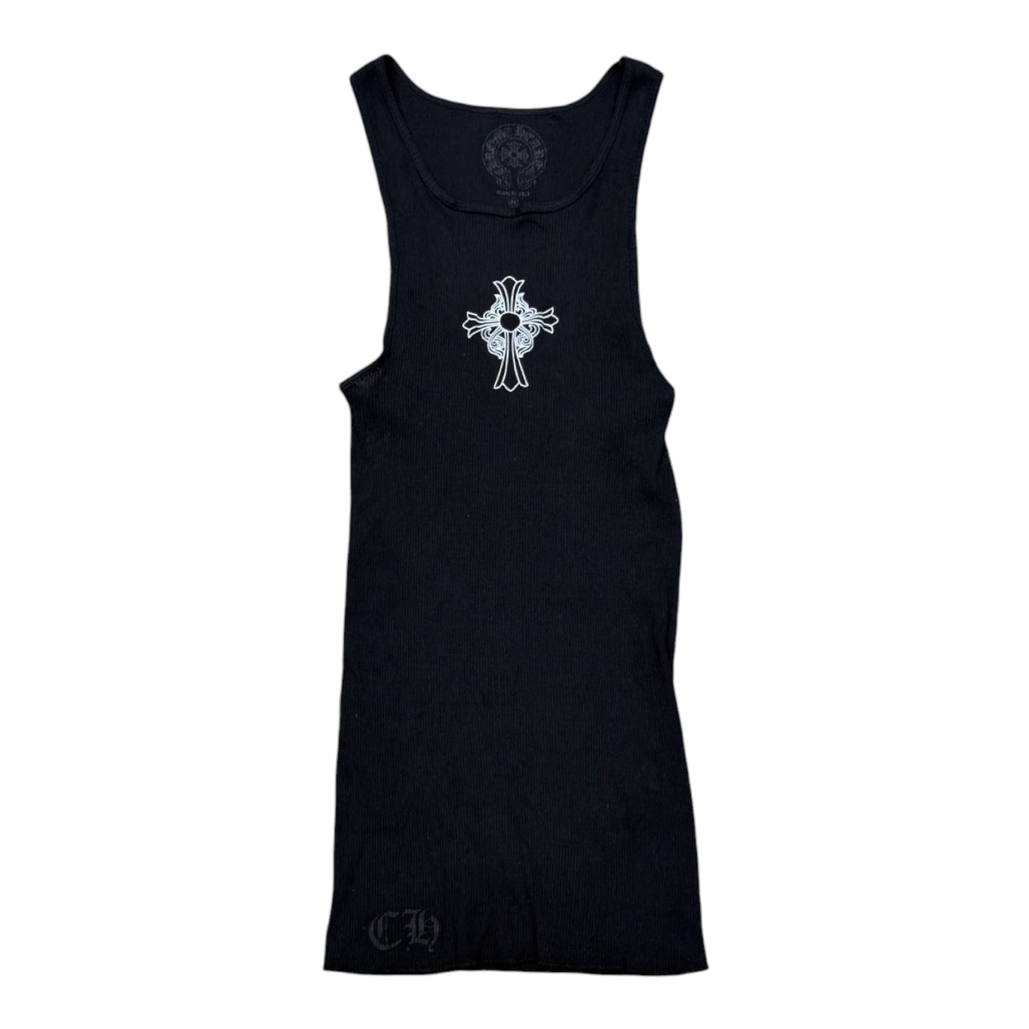 CHROME HEARTS HAIRY CROSS TANK TOP