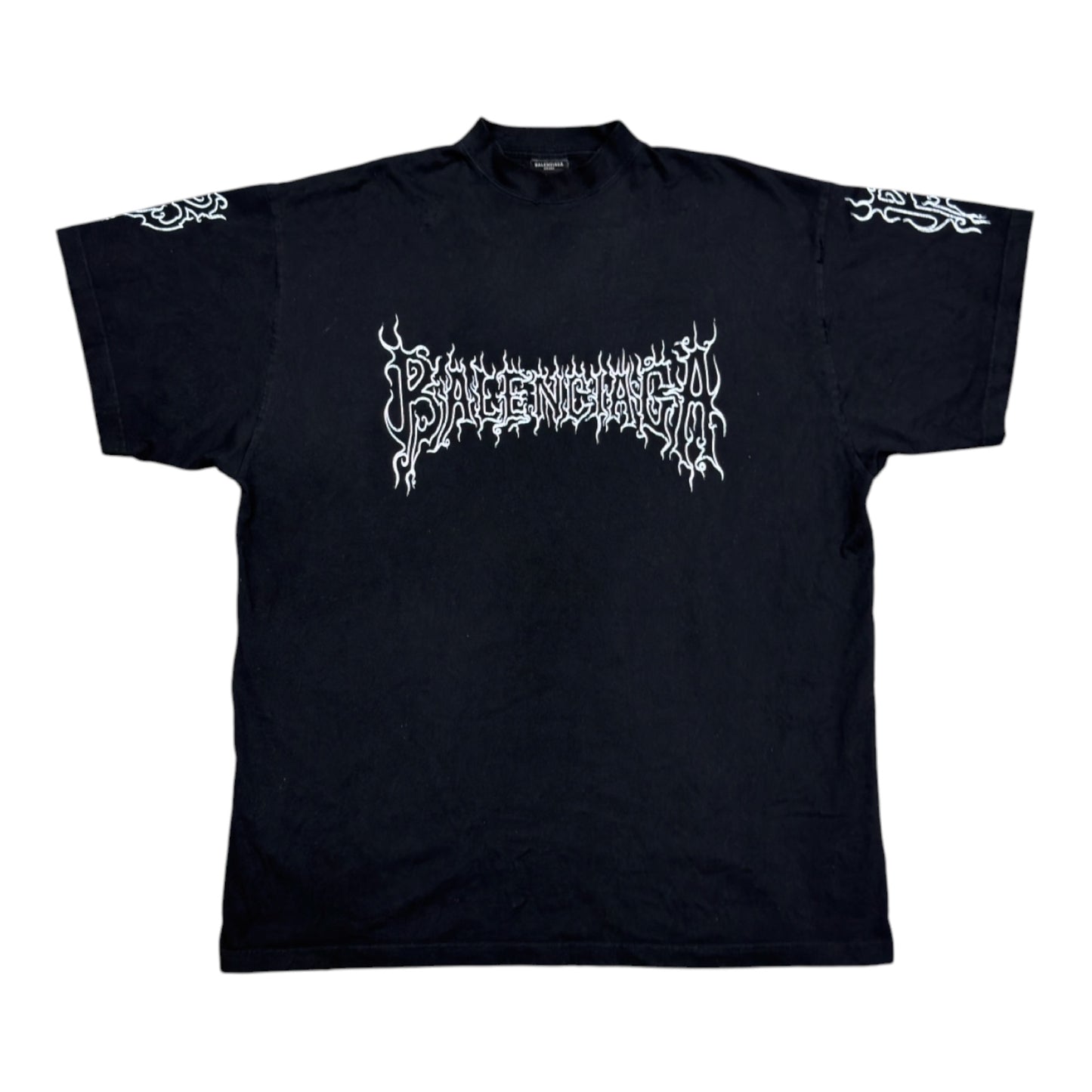 BALENCIAGA DARK WAVE TEE BLACK