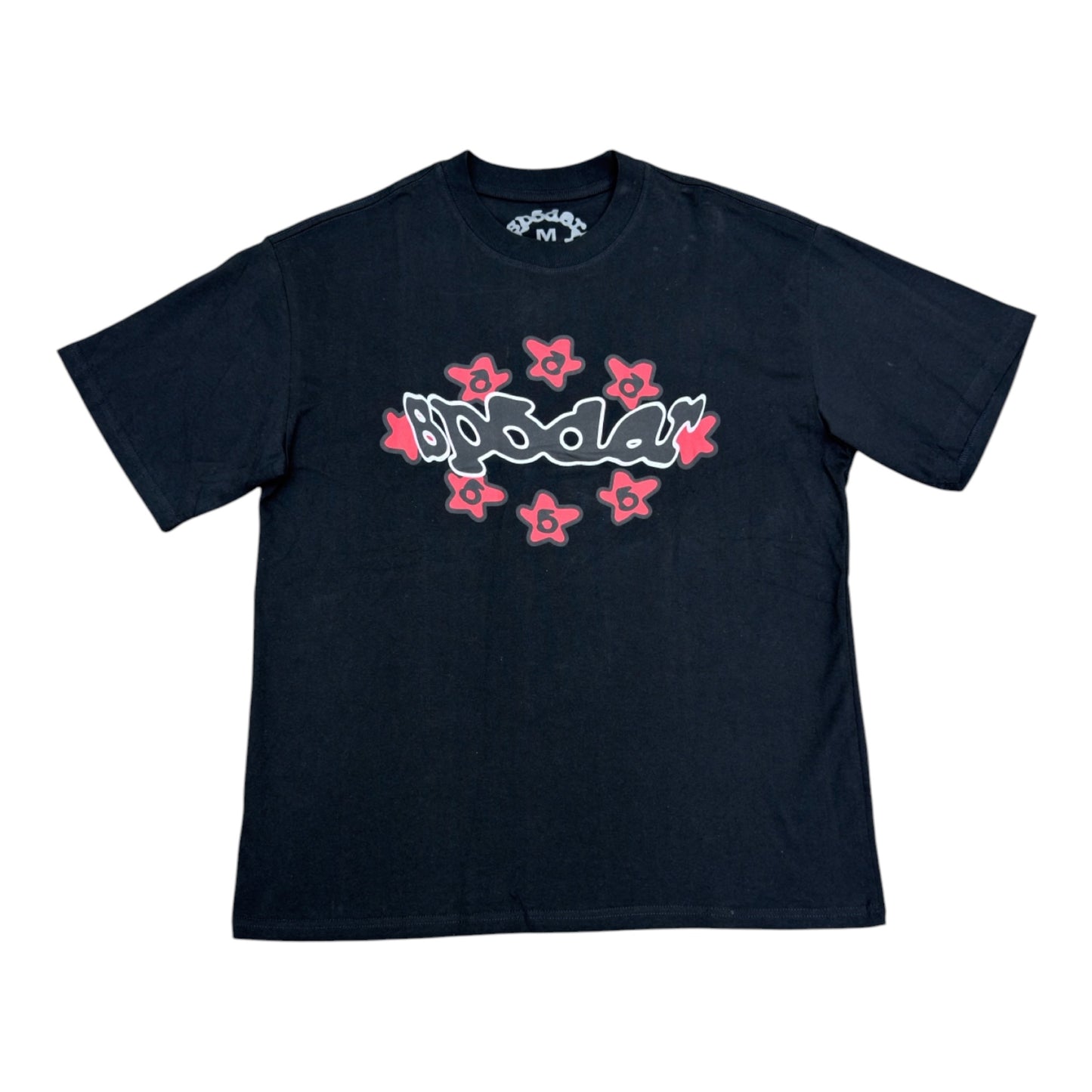SP5DER WARPED TEE BLACK
