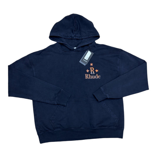RHUDE MONEY HOODIE BLACK