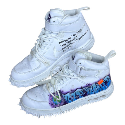 AIRFORCE OFF WHITE MID GRAFFITI