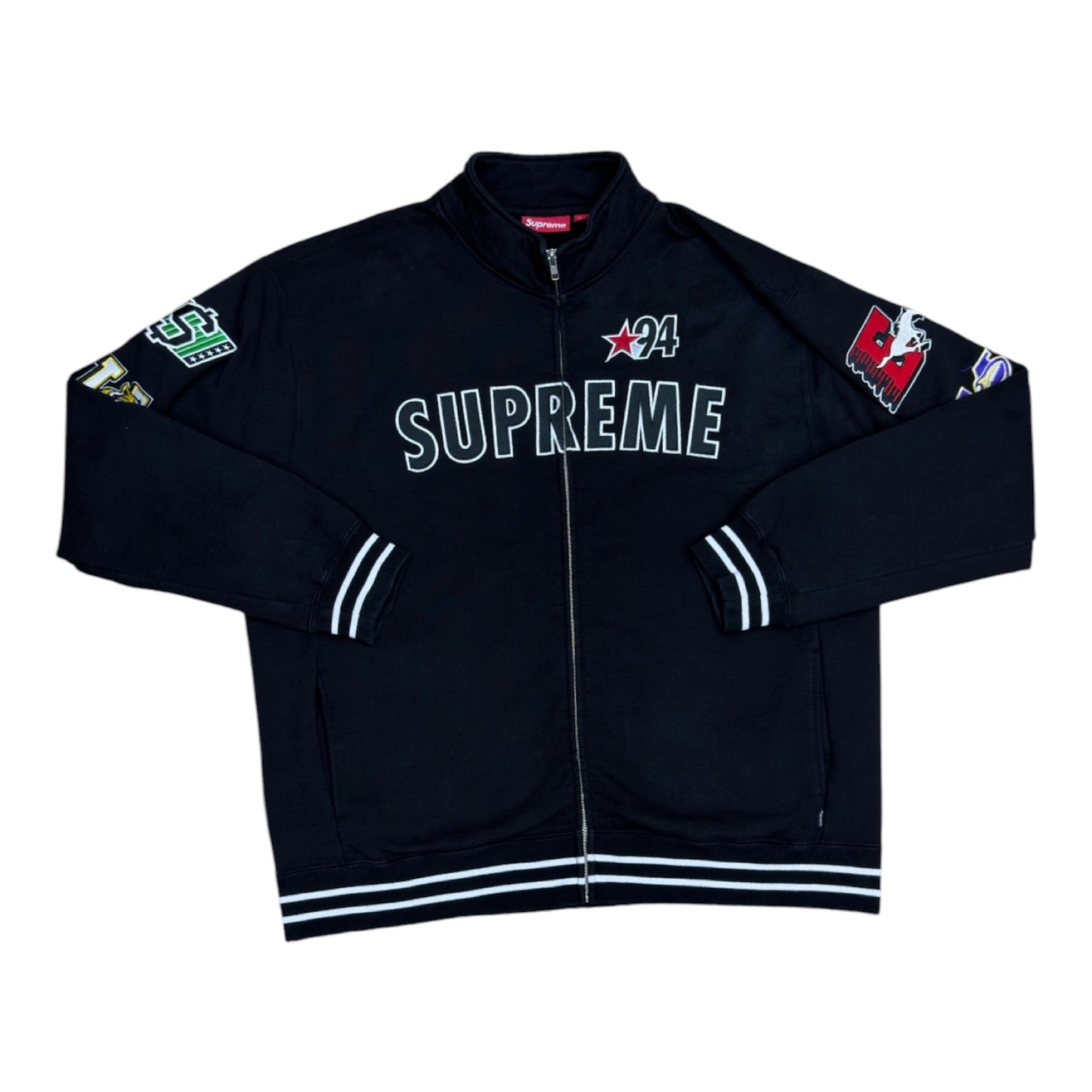 SUPREME MASCOTS ZIP UP BLACK