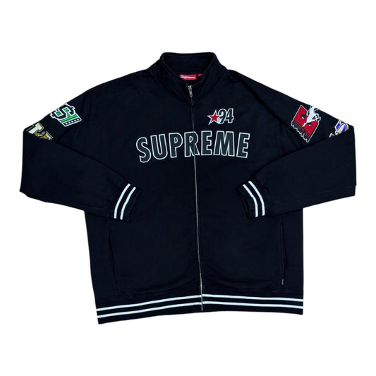 SUPREME MASCOTS ZIP UP BLACK
