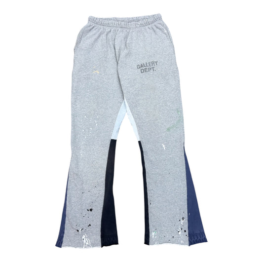 GALLERY DEPT PAINTED FLARE SWEAT PANTS HEATHER GREY