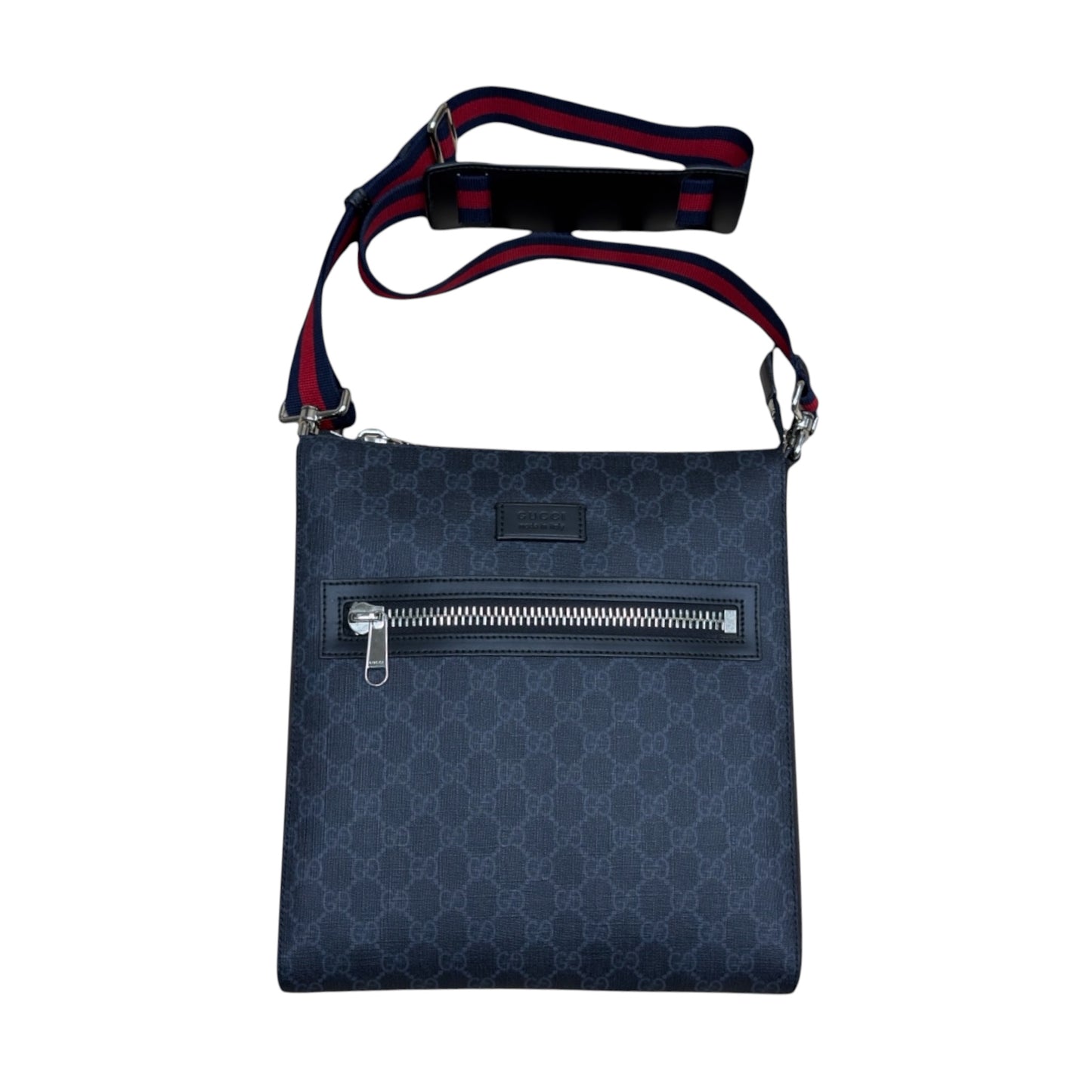 GUCCI GG BLACK MEDIUM MESSENGER BAG