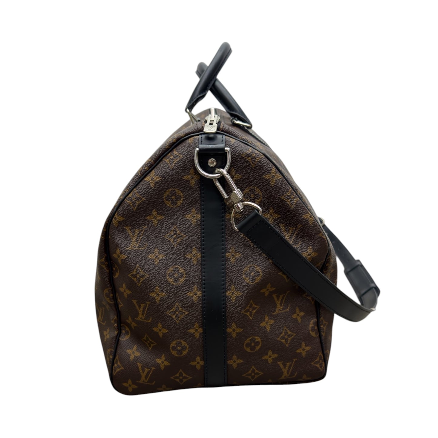 LV KEEPALL 55 BANDOULIERE MONOGRAM CANVAS TRAVEL BAG BROWN