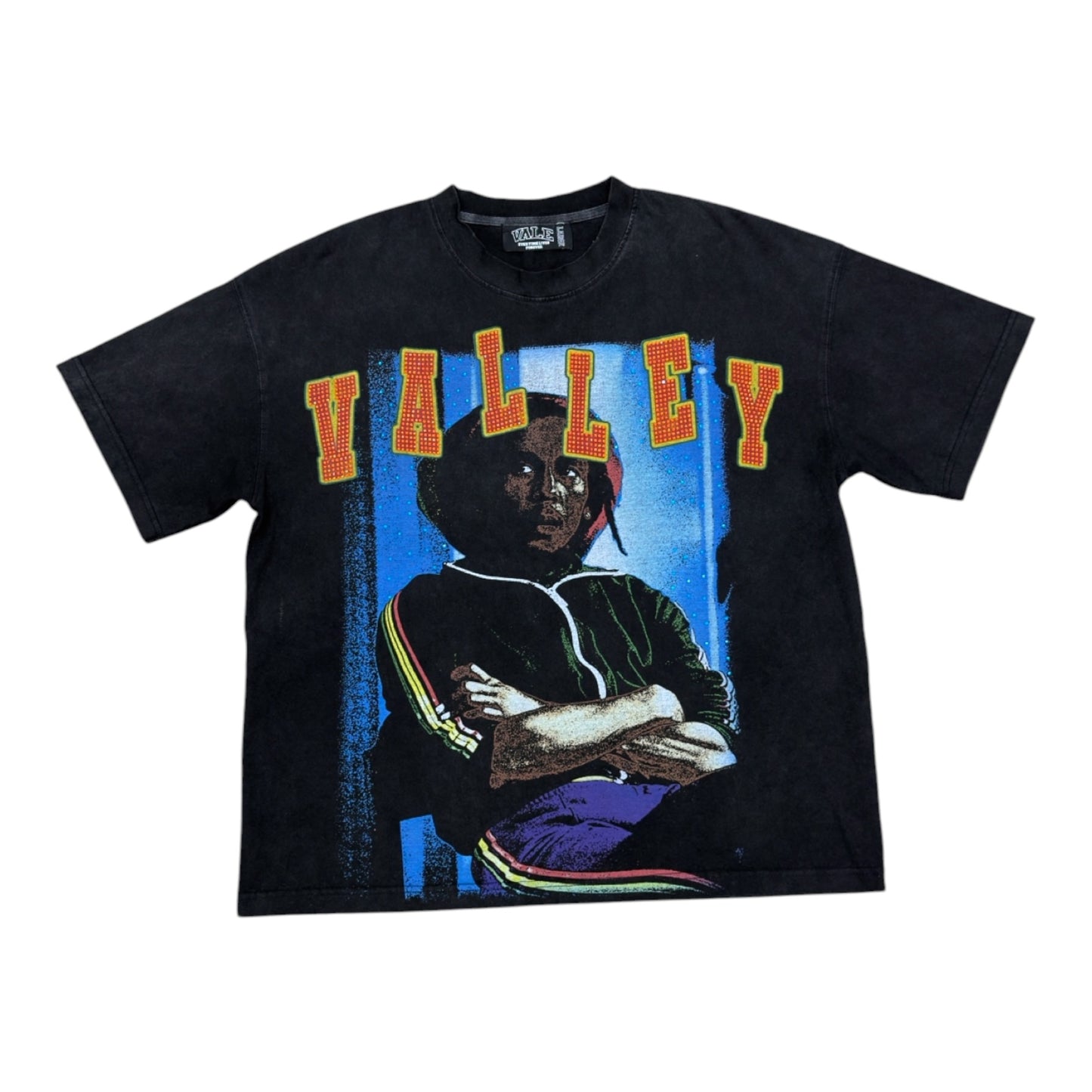 VALE EXODUS BLING TEE BLACK