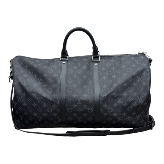 LV KEEPALL BANDOULIERE MONOGRAM ECLIPSE 55 BLACK